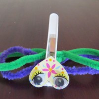 Peg and Pipe Cleaner Dragonfly